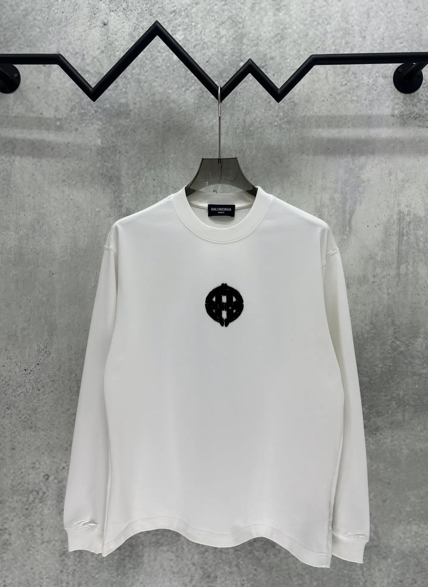120💰 Balenciaga 2026ss 380g Versatile Same Style -Size：S M L XL -Color：Black